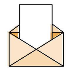 envelope mail isolated icon