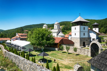 Prijepolje, Serbia August 02, 2017: The Mileseva Monastery