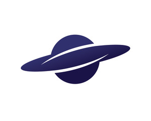 Planet, Saturn, Space and Galaxy Logo