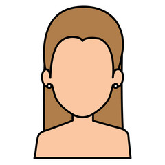 beautiful woman shirtless avatar character