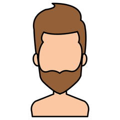 young man shirtless avatar character