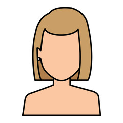 beautiful woman shirtless avatar character