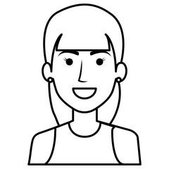 beautiful woman avatar character