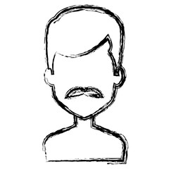 young man shirtless avatar character