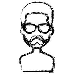 young man shirtless avatar character