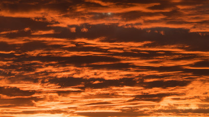Cielo atardecer