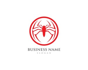 Spider logo template