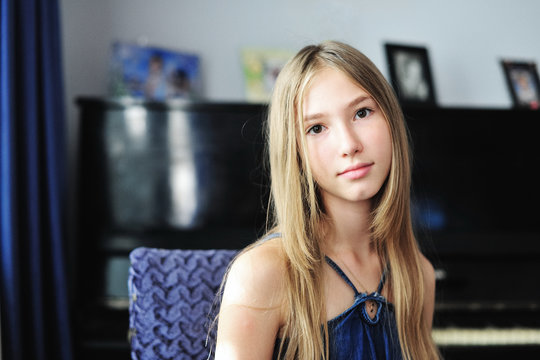 Portrait of teen girl