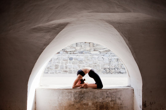 Woman doing Yoga
