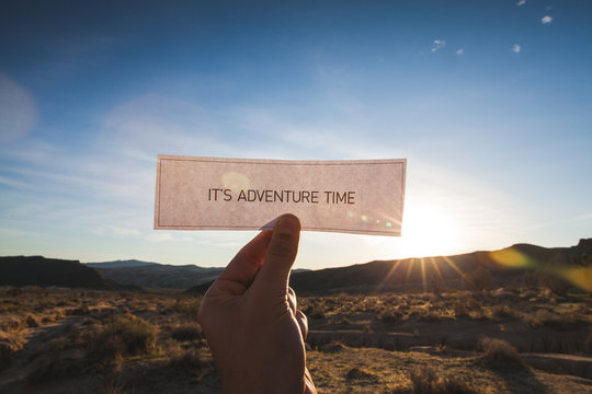 It's adventure time.