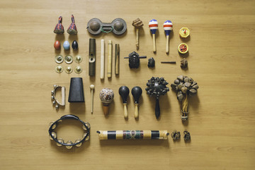 Set of musical instruments