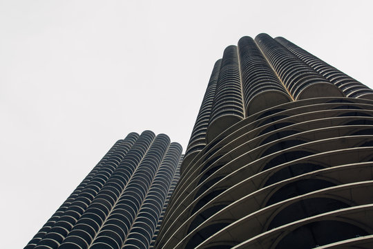 The Marina Towers in downtown Chicago