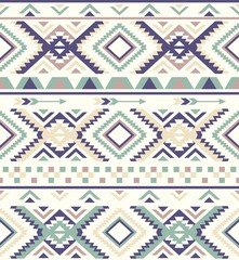 Seamless Ethnic pattern textures. Navajo geometric print. Rustic decorative ornament. Abstract geometric pattern. Native American pattern. Ornament for the design of clothing