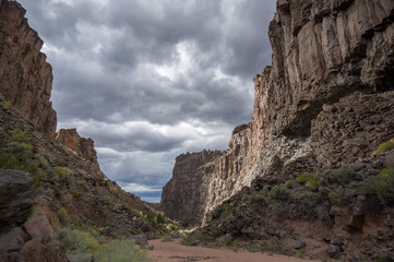Fototapeta na wymiar Light falling on Diablo Canyon 