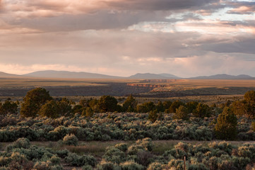 Rio Grande Gorge at Sunset