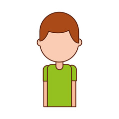 man teacher cartoon education portrait