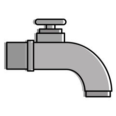 water tap isolated icon
