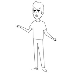 young man avatar character