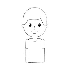 man teacher cartoon education portrait