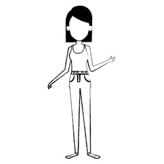 beautiful woman avatar character