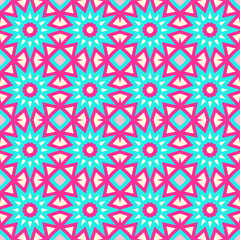 Fototapeta premium Seamless pattern in arabic style. Muslim, japanese, eastern, oriental colorful background.