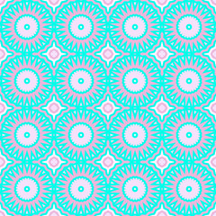 Seamless pattern in arabic style. Muslim, japanese, eastern, oriental colorful background.