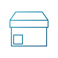 Cardboard box isolated icon vector illustration graphic design
