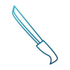 Bread knife isolated icon vector illustration graphic design