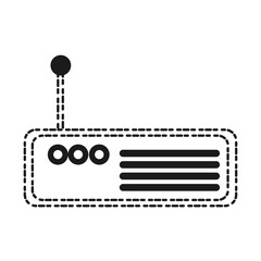 router device icon over white background vector illustration