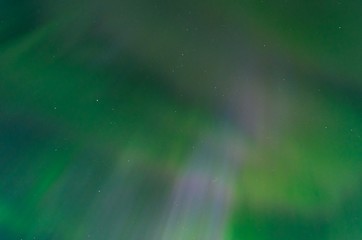 Aurora,Northern lights in the sky night and the stars .