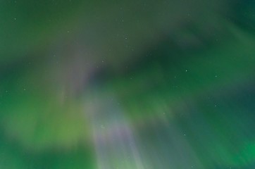 Aurora,Northern lights in the sky night and the stars .