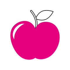 school apple teacher gift celebration symbol vector illustration