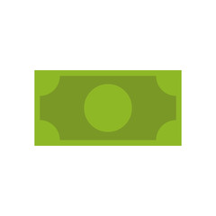 Money billet isolated icon vector illustration graphic design