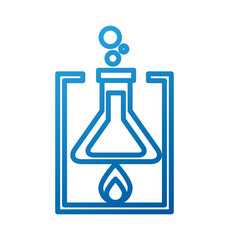 school laboratory test tube flame burning experiment