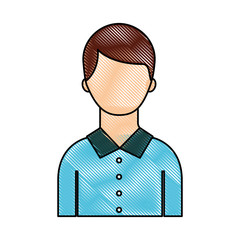 portrait man young character person cartoon