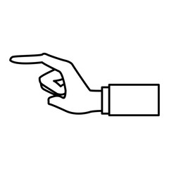 Hand holding something icon vector illustration graphic design