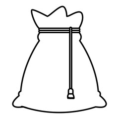 Bag of money icon vector illustration graphic design