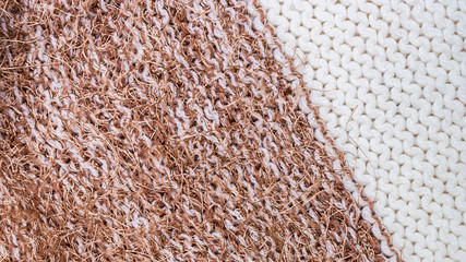 Woolen fabric texture