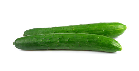 Cucumber isolated on white background