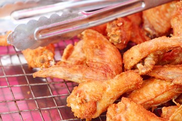 fried chicken at street food