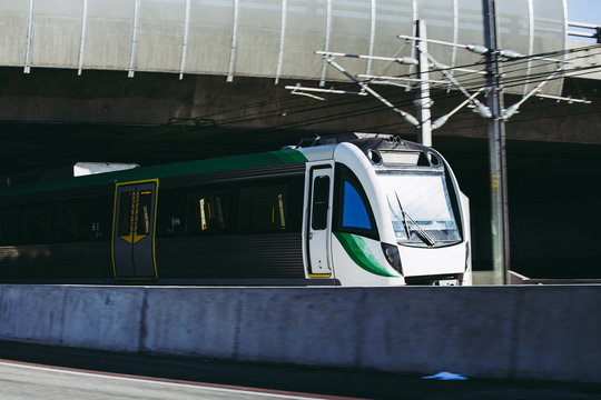 Fototapeta 線路 電車