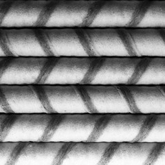 Round wafers sticks with chocolate stuffing