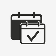 Calendar vector icon.