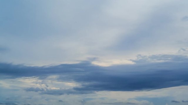 Clouds formation time lapse 