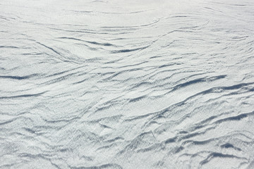 Snowdrift  texture. Snow texture with big snow-crystals and waves.