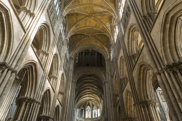 Obraz premium La cathédrale Notre-Dame de l'Assomption de Rouen (Rouen, Seine-Maritime , Normandie)