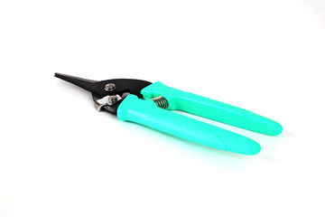 pruning shears isolated on white background