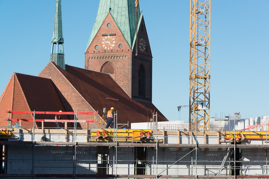 Neuvermessung der Baustelle