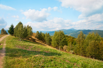 Autumn Carpathian landscape