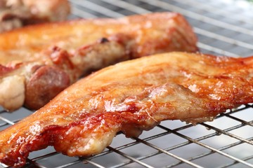 fried pork at street food